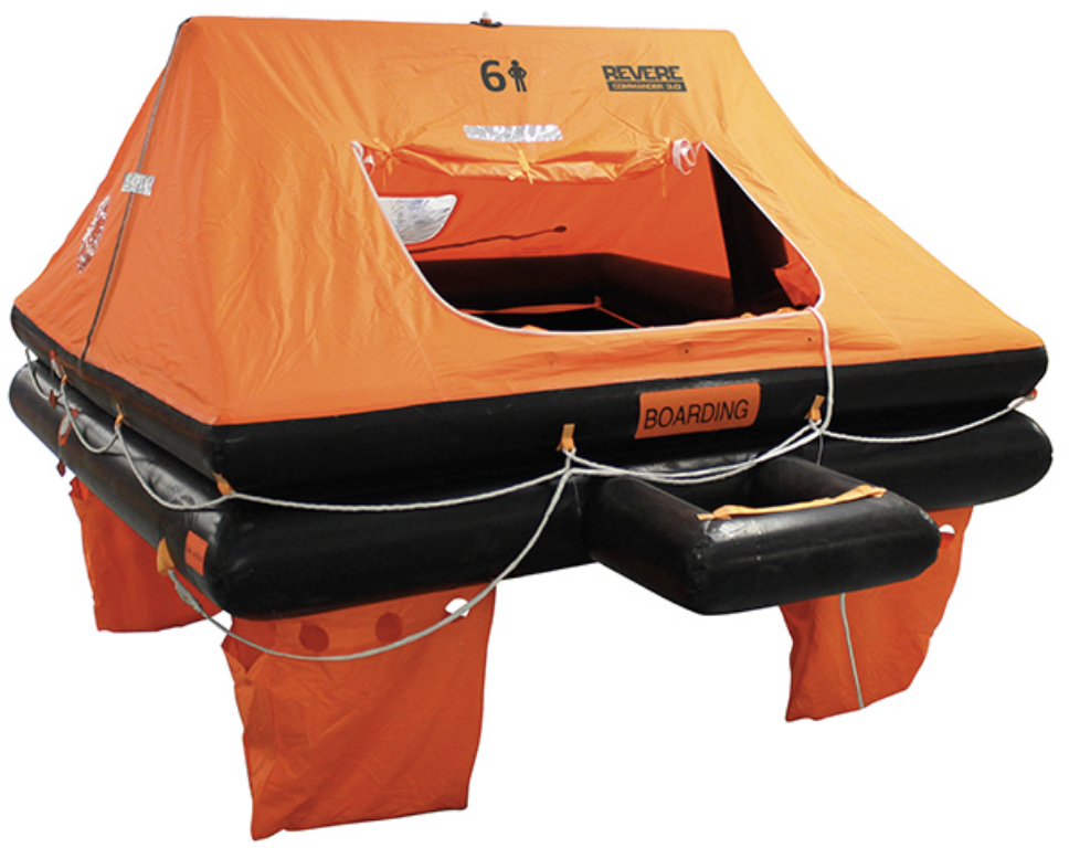 Revere Coastal Commander 3.0 6 Person Life Raft, Valise - 45-COASTCO2-6V