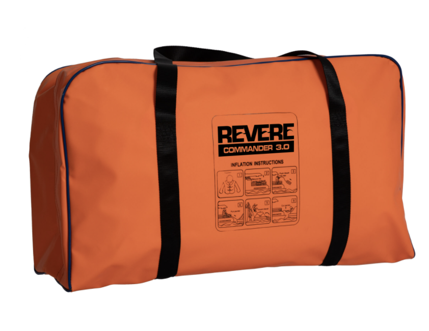 Revere Life Raft Offshore Commander 3.0 4 Person Valise