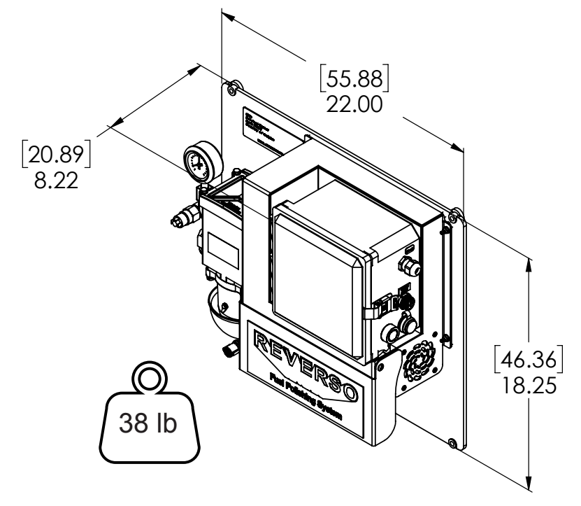 Reverso FPS-150 Dimensions