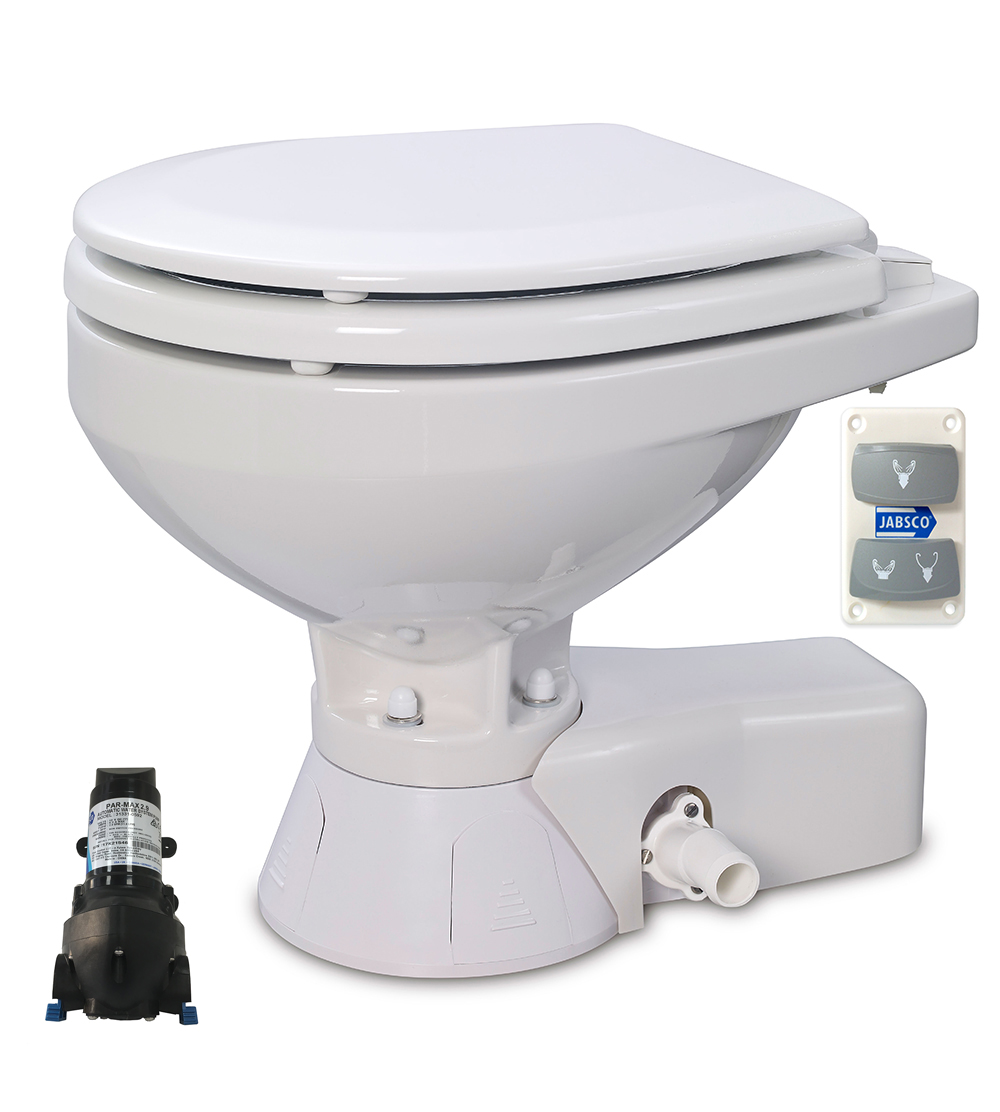 Jabsco 37245 Series Quiet Flush Toilet