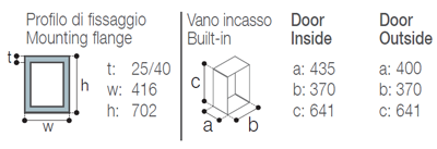 vitrifrigo dimensions