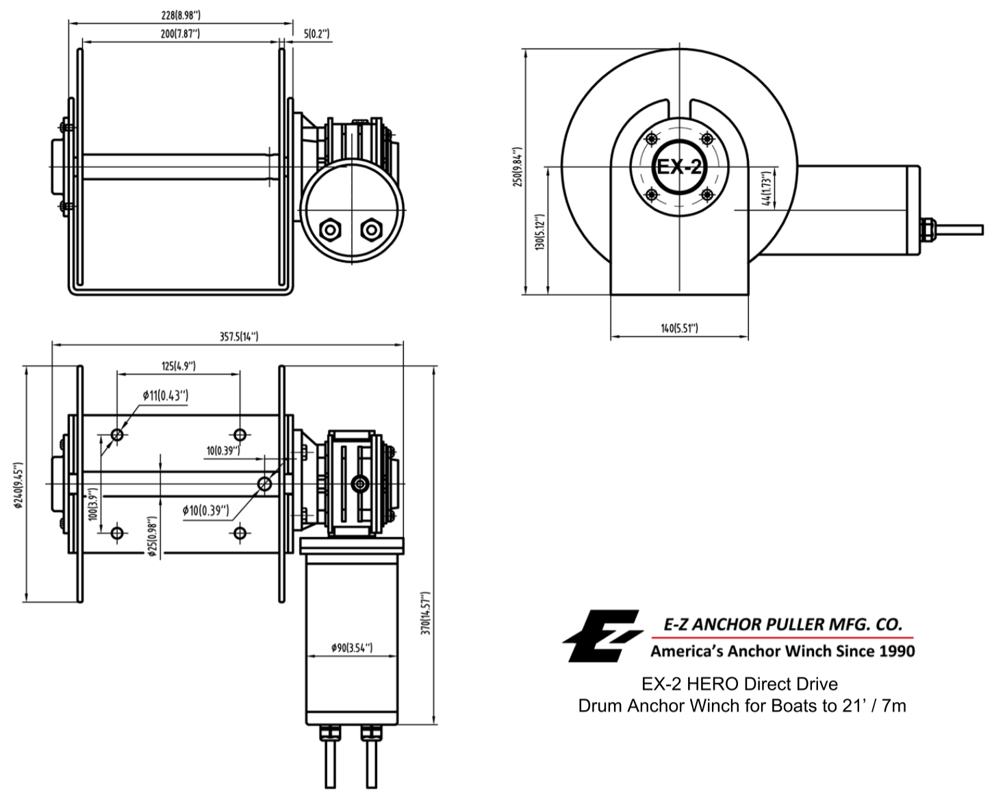 Hero EX-2AL-4490 drawings