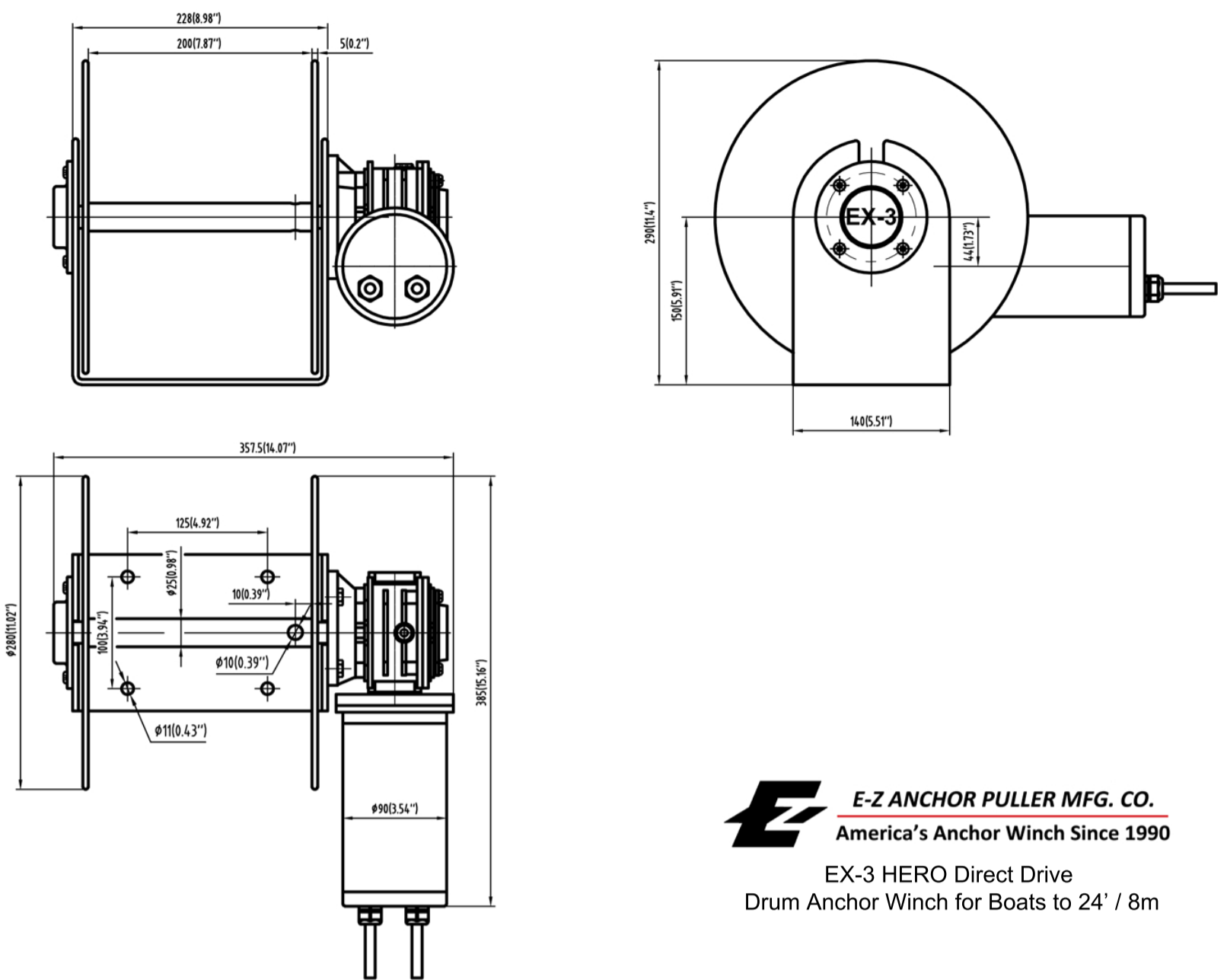 Hero EX-3AL-4490 drawings