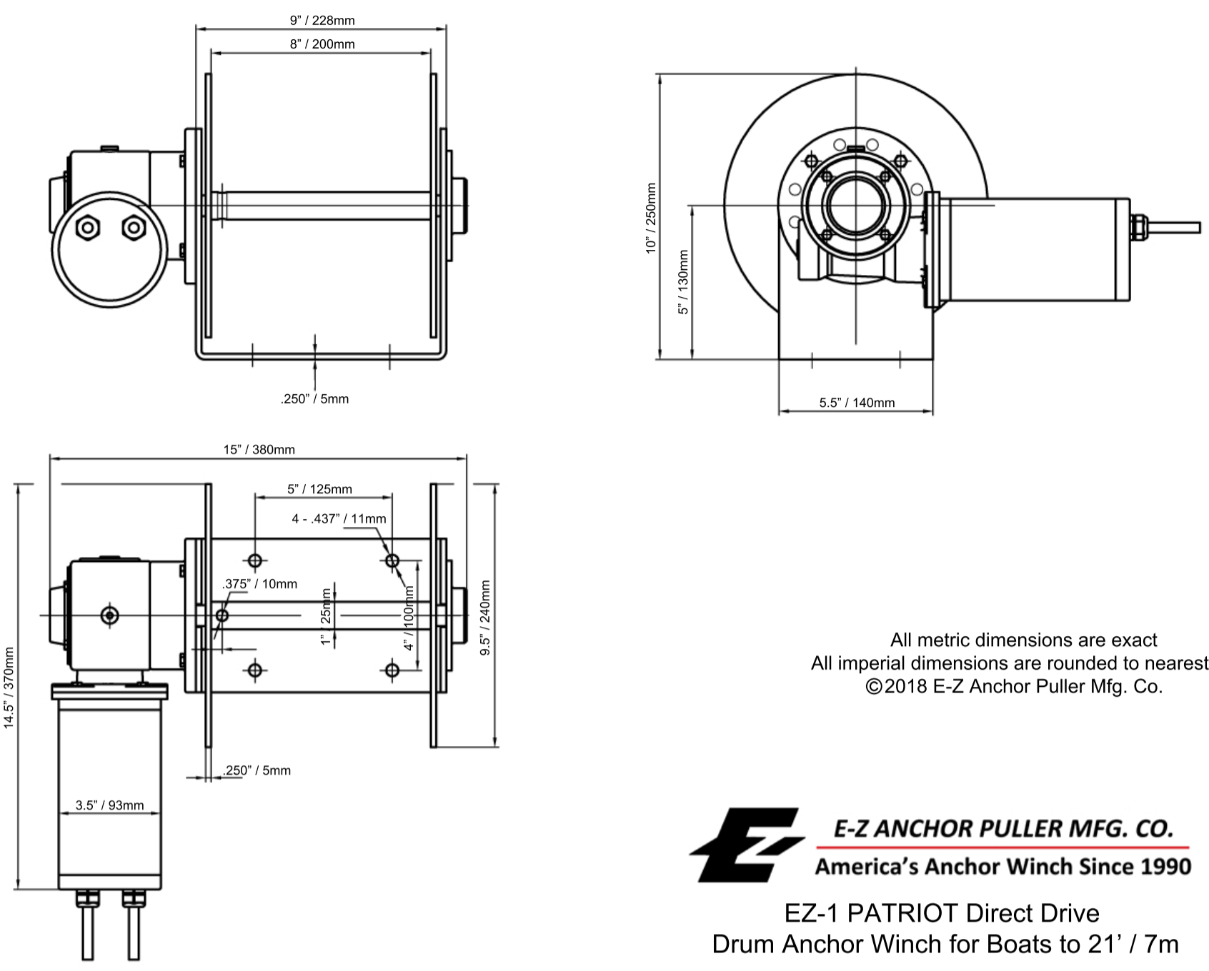 Patriot EZ-1SS-4090 drawings