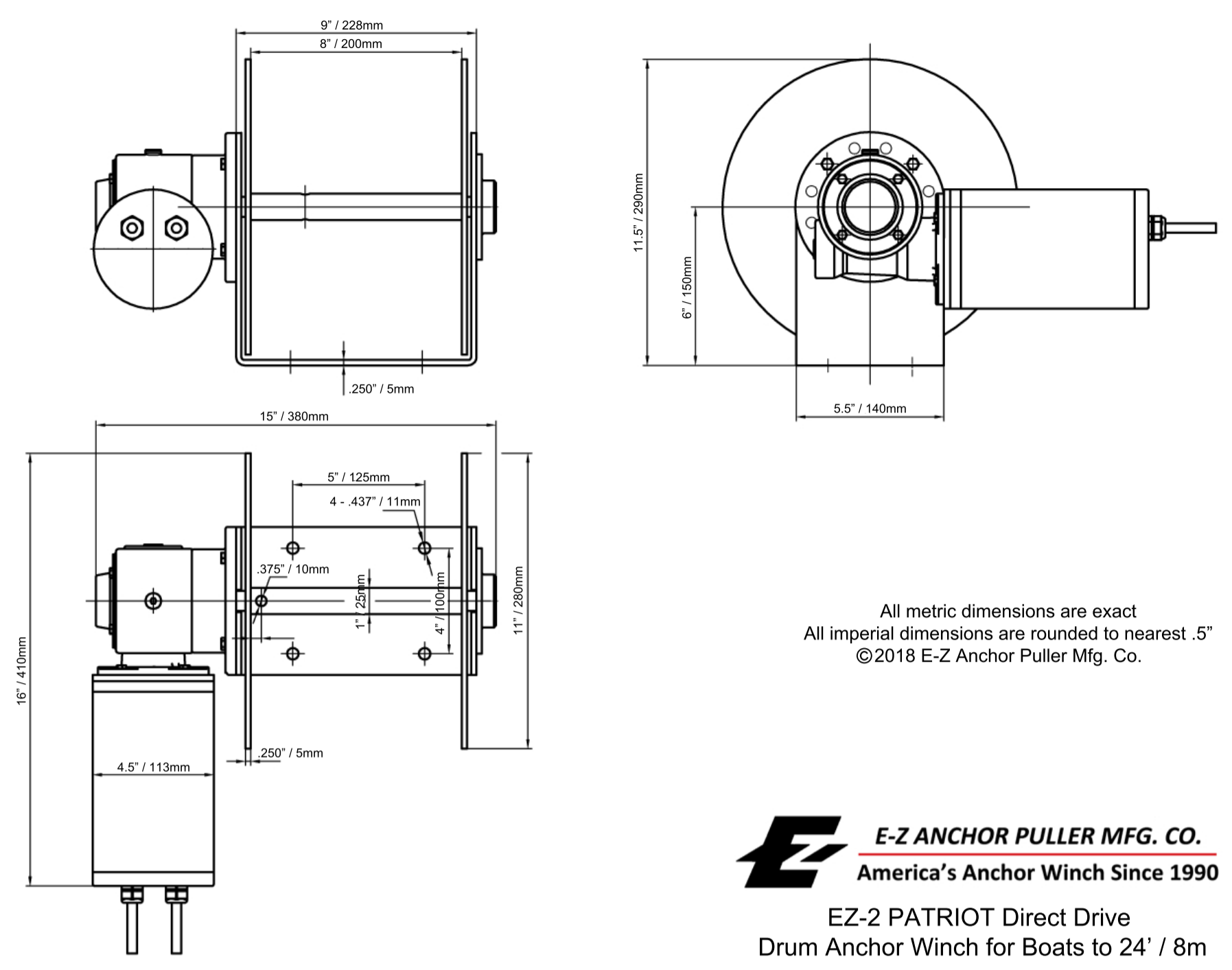 Patriot EZ-2SS-40110 drawings