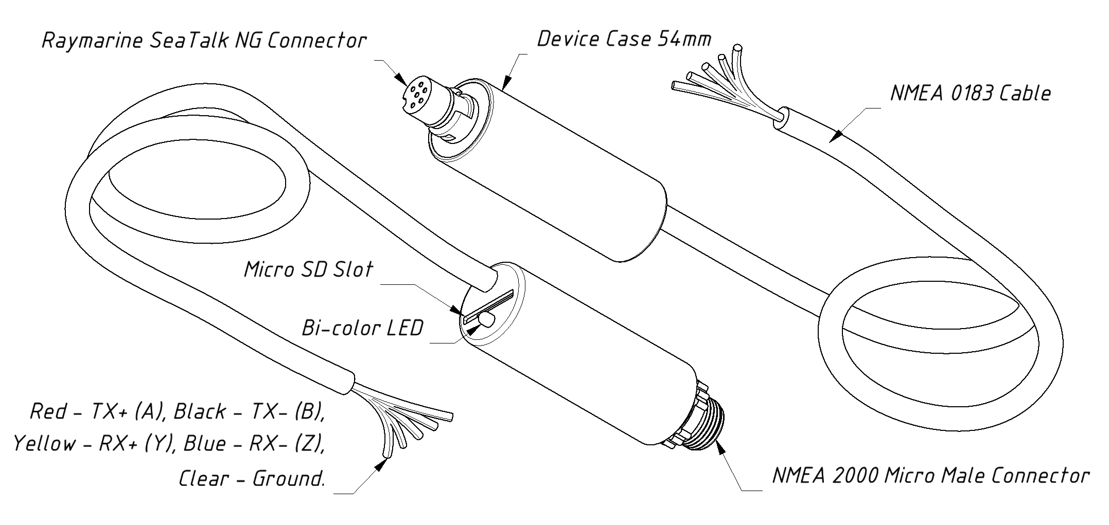 NMEA 0183 Gateway - YDNG-03N