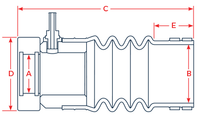 02-212-500 PSS Shaft Seal Dimension