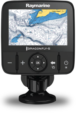 Raymarine Dragonfly 5M GPS Chart Plotter / Navionics+ US Charts E70295-NAG