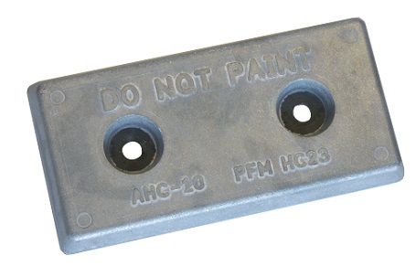 HC23A 10 lb Bolt-on Hull Anode - Z1, ZHC-23, AZ1, AZHC-23 Replacement