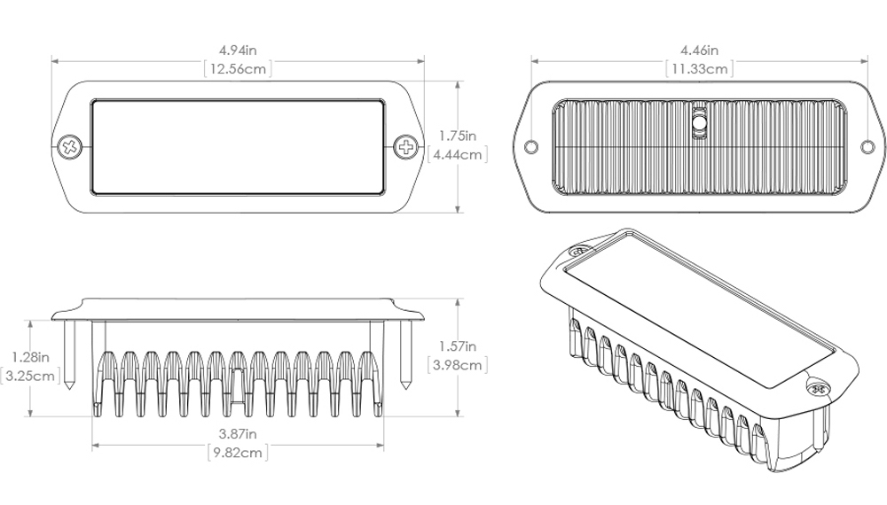 Lumitec CapriLT Dimensions