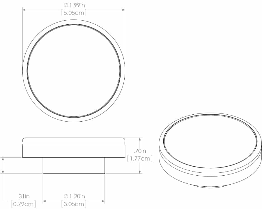 Lumitec Halo Dimensions