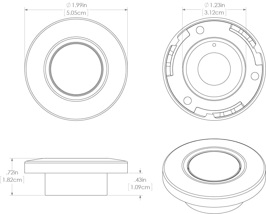 Lumitec Orbit Dimensions