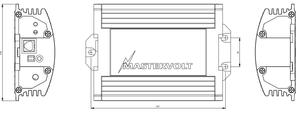 Mastervolt 12 Volt, 10 Amp Battery Charger