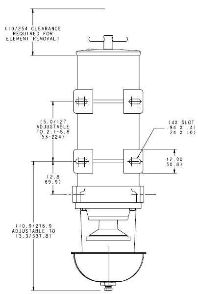 Racor 1000MA Fuel Filter