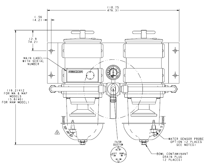 Racor 75900MAX Fuel Filter