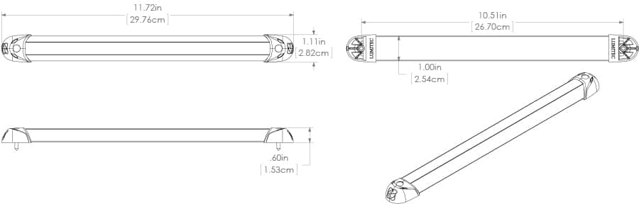 LUMITEC Rail2 drawing