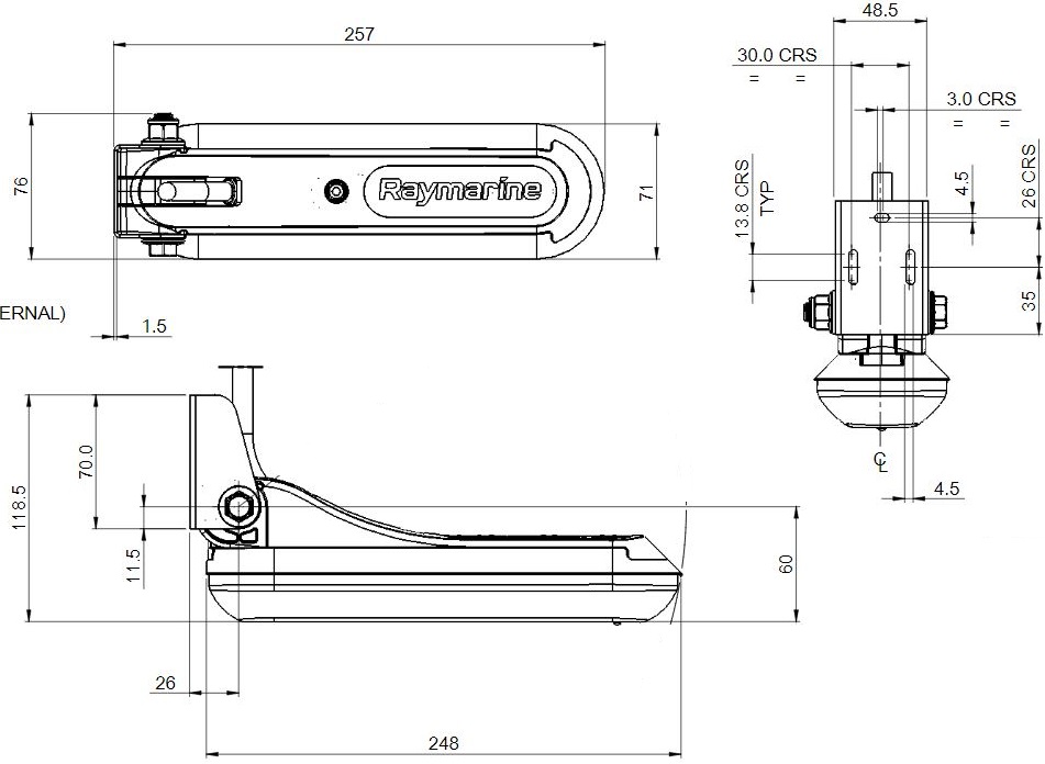 RV-100 Dimensions