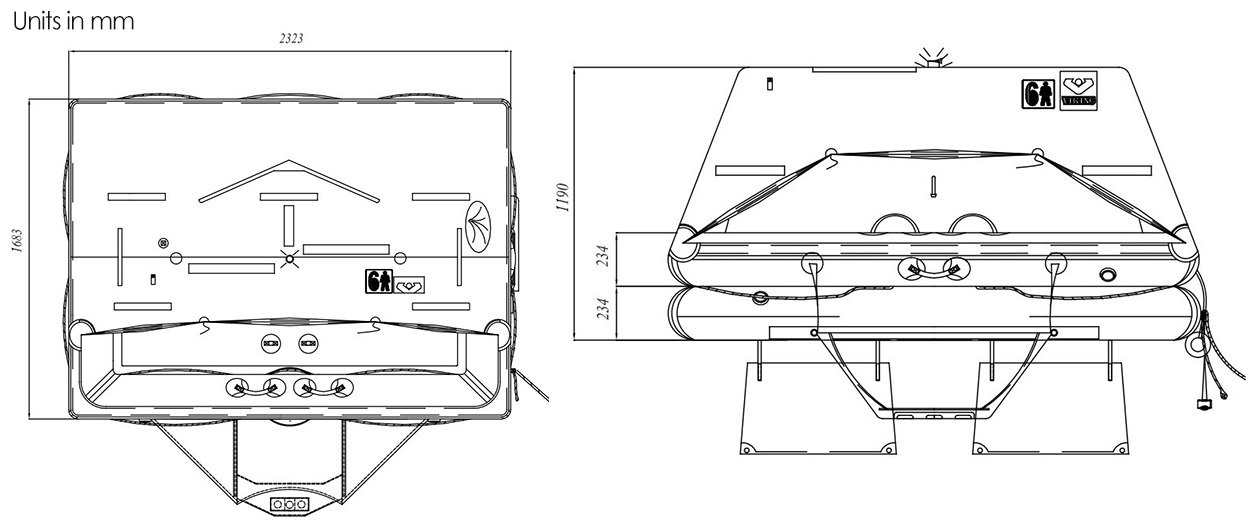 Viking Commercial Liferaft