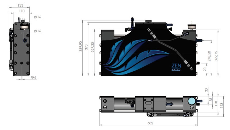 Schenker Zen Watermaker 30L dimensions