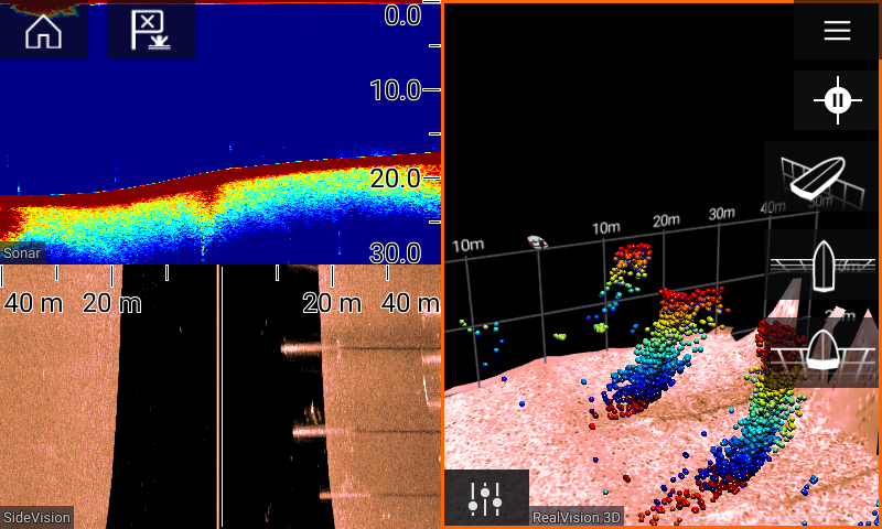 Raymarine RVX1000 structure